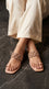 Peach Fancy Chappal For Women FN0835