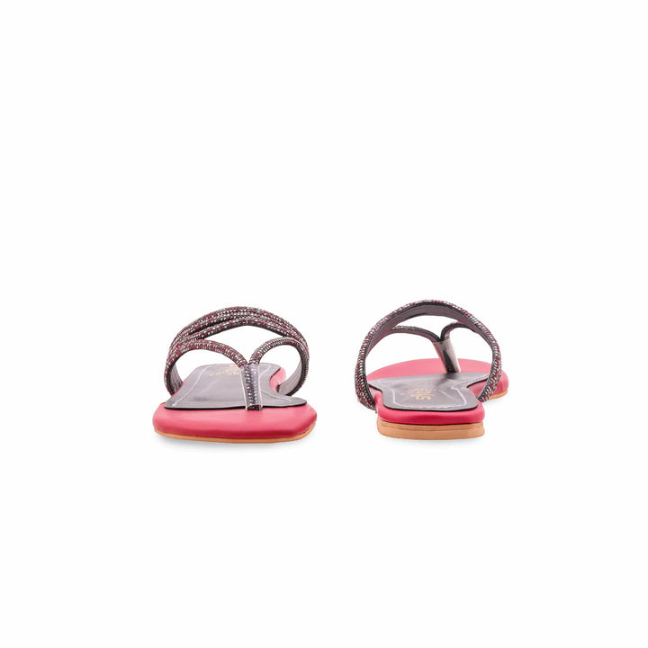 Maroon Fancy Women Chappal FN0853