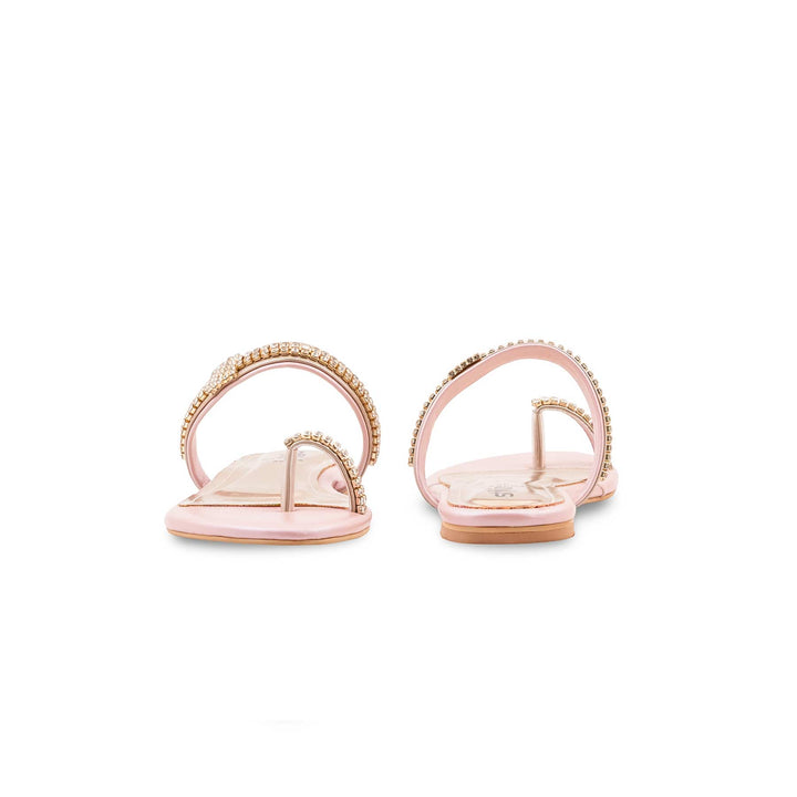 Pink Fancy Chappal For Ladies FN0862