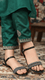 Black Fancy Sandal FN5867