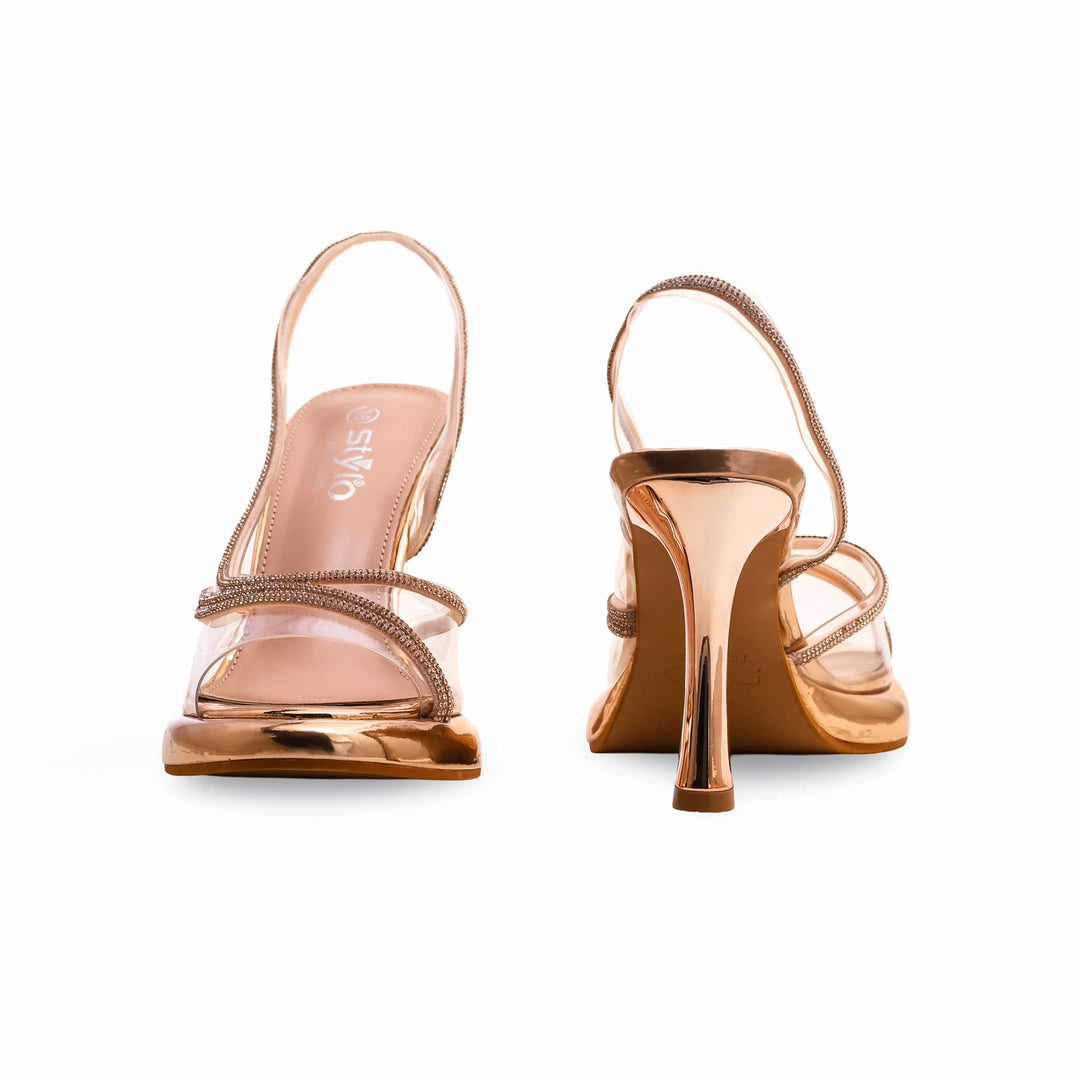 Peach Fancy Bridal Sandal FN5948