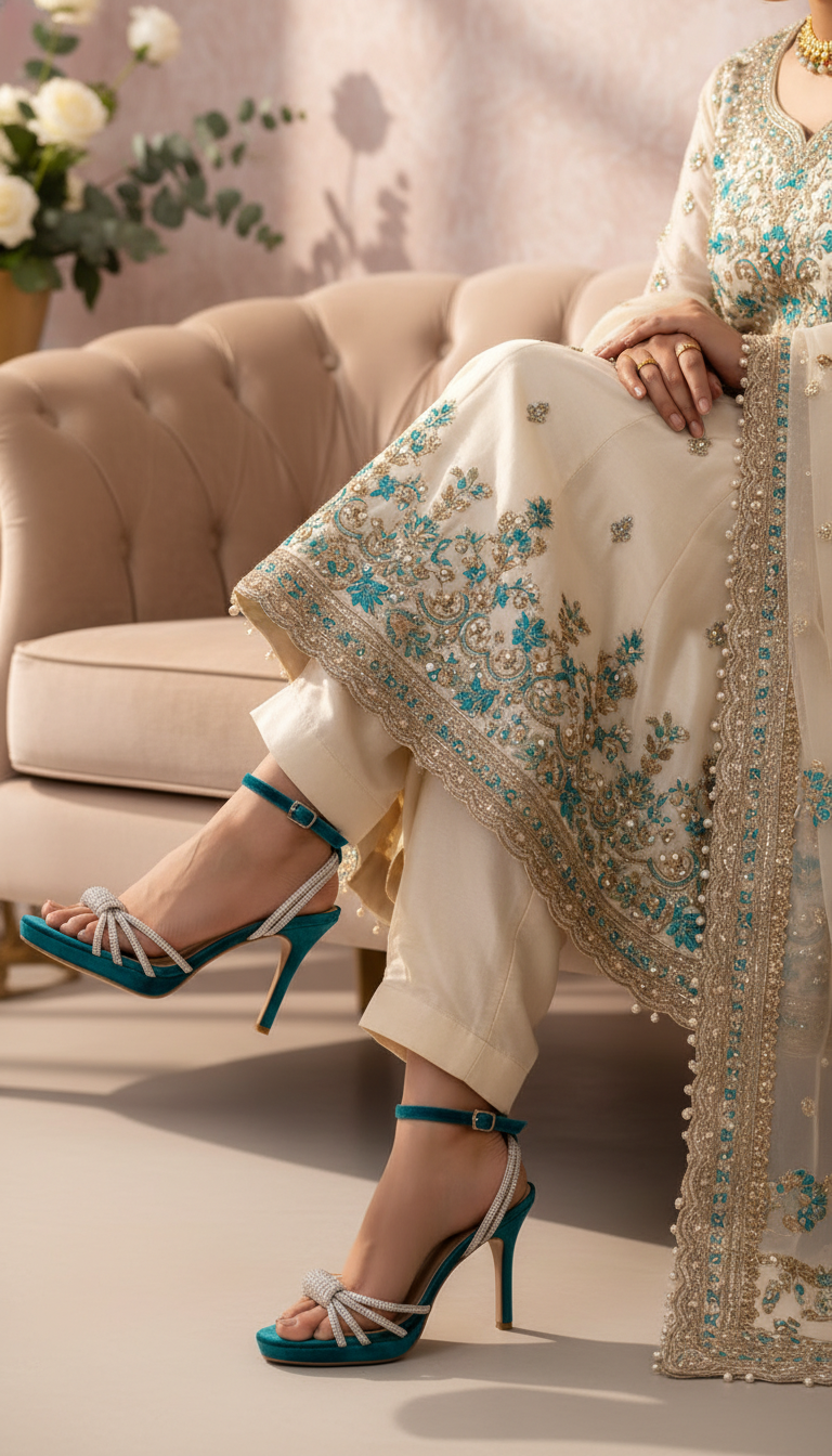 Ferozy Fancy Bridal Sandal FN5986