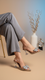 Golden Fancy Bridal Sandal FN6006