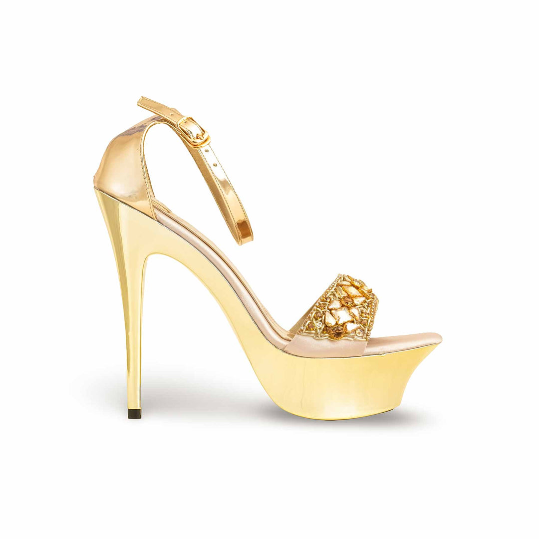 Golden Fancy Bridal Sandal FN6016