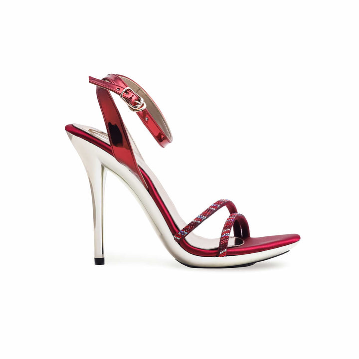 Maroon Fancy Women Bridal Sandal FN6018