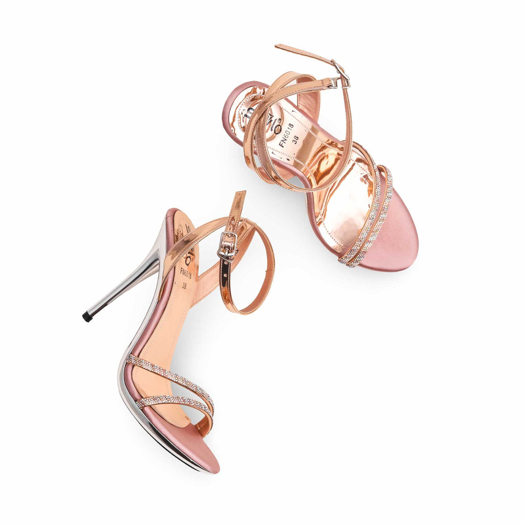 Peach Fancy Women Bridal Sandal FN6018