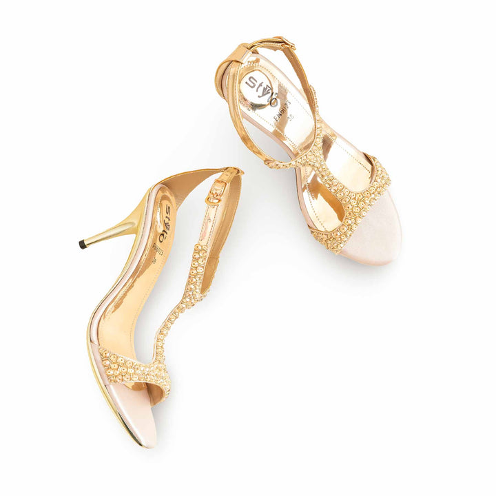 Golden Fancy Bridal Sandal FN6023