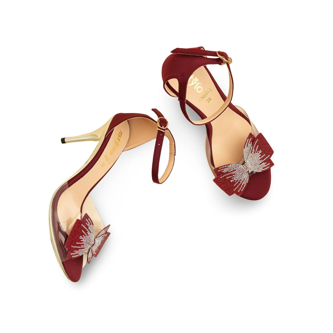 Red Fancy Bridal Sandal FN6043