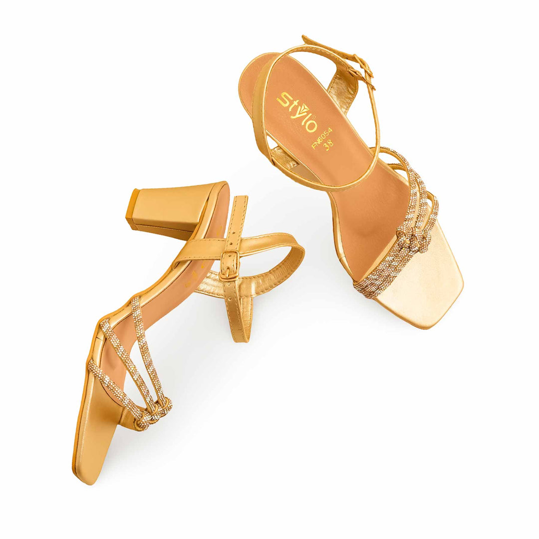 Golden Fancy Sandal FN6054
