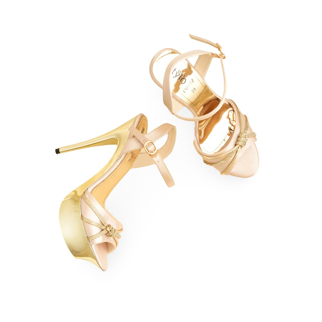 Golden Fancy Bridal Sandal FN6057