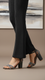Black Fancy Sandal FN6077