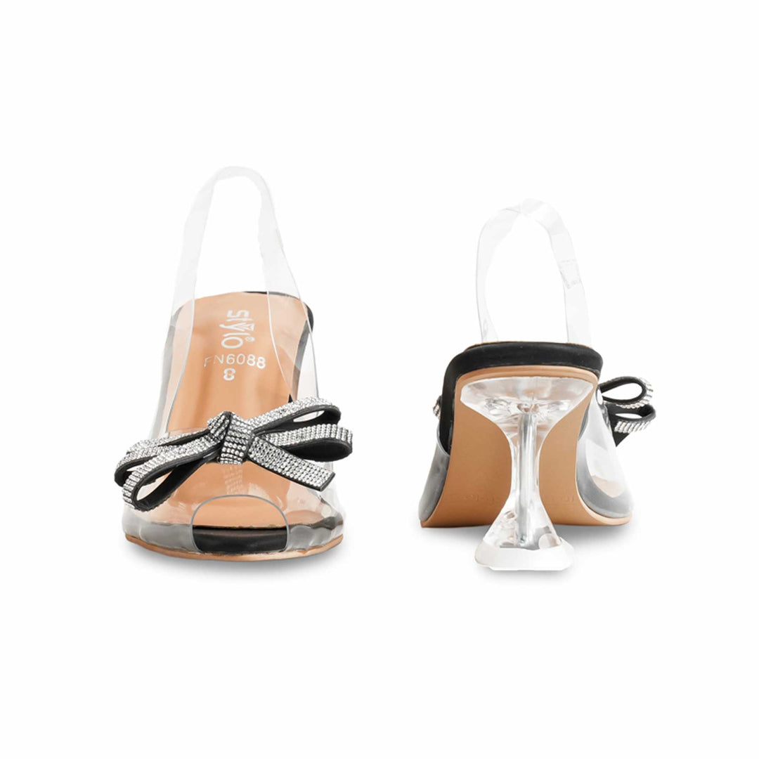 Black Fancy Sandal FN6088