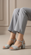 Silver Fancy Sandal FN6116