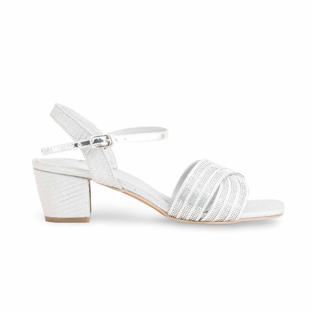 Silver Fancy Sandal FN6116