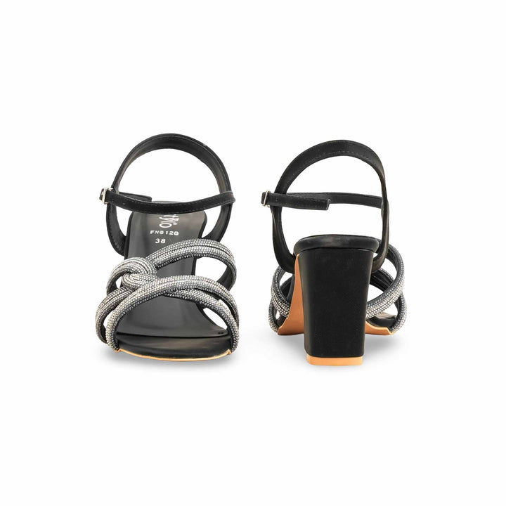 Black Fancy Sandal FN6120