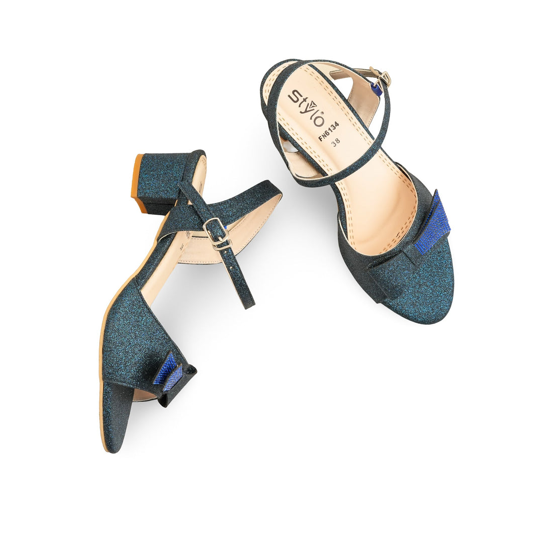 Blue Fancy Sandal For Ladies FN6134