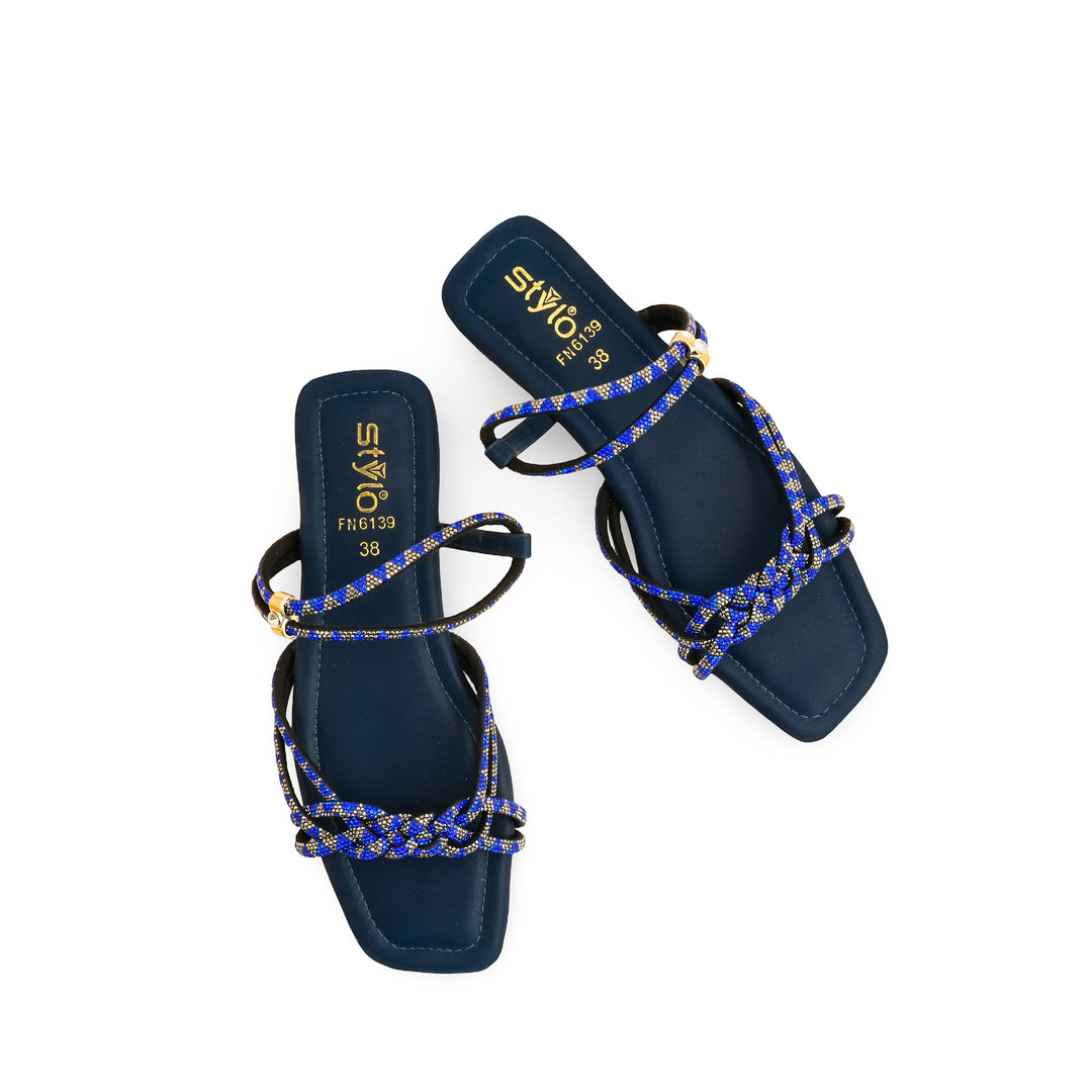 Blue Fancy Sandal FN6139