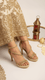 Golden Fancy Bridal Sandal FN6149