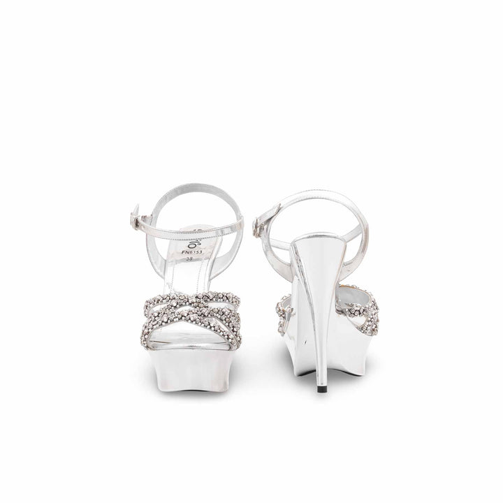 Silver Bridal Sandal FN6153