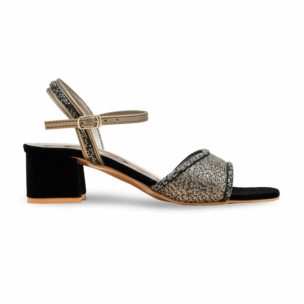 Grey Fancy Sandal For Women FN6160