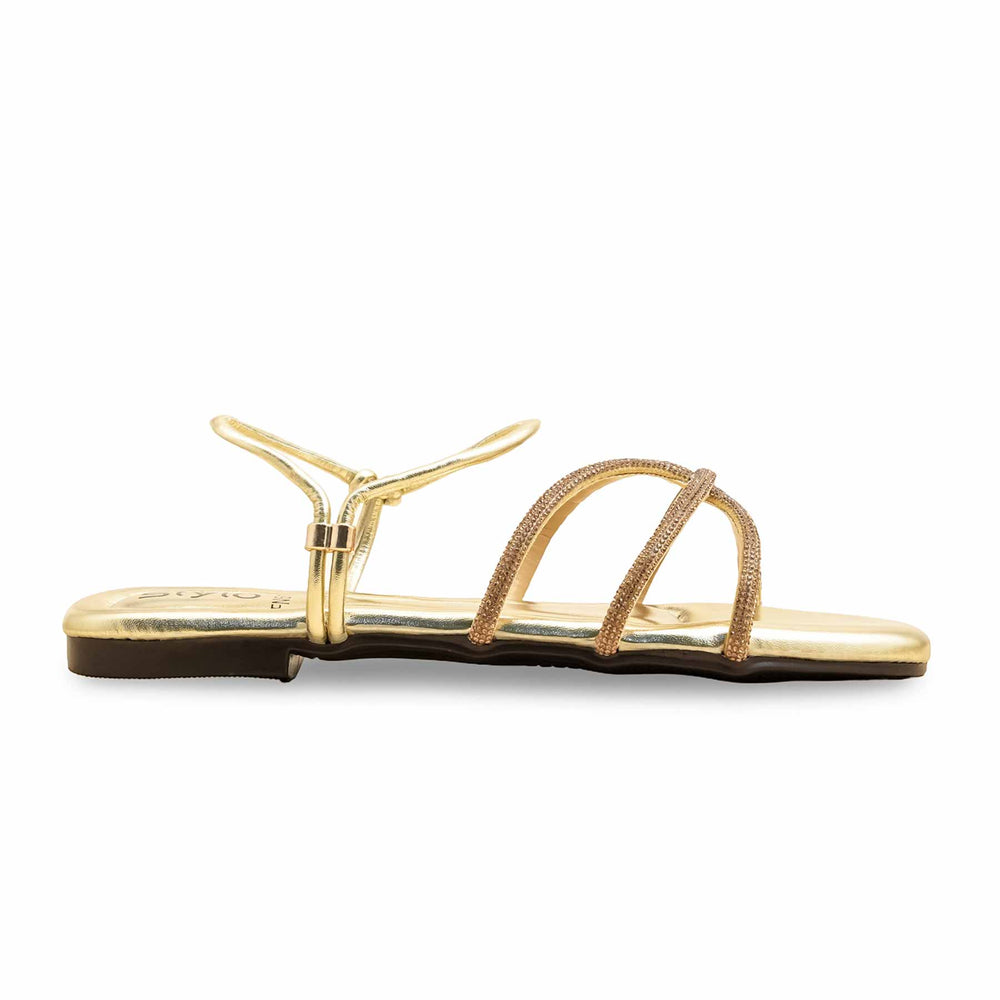 Golden Fancy Sandal FN6163