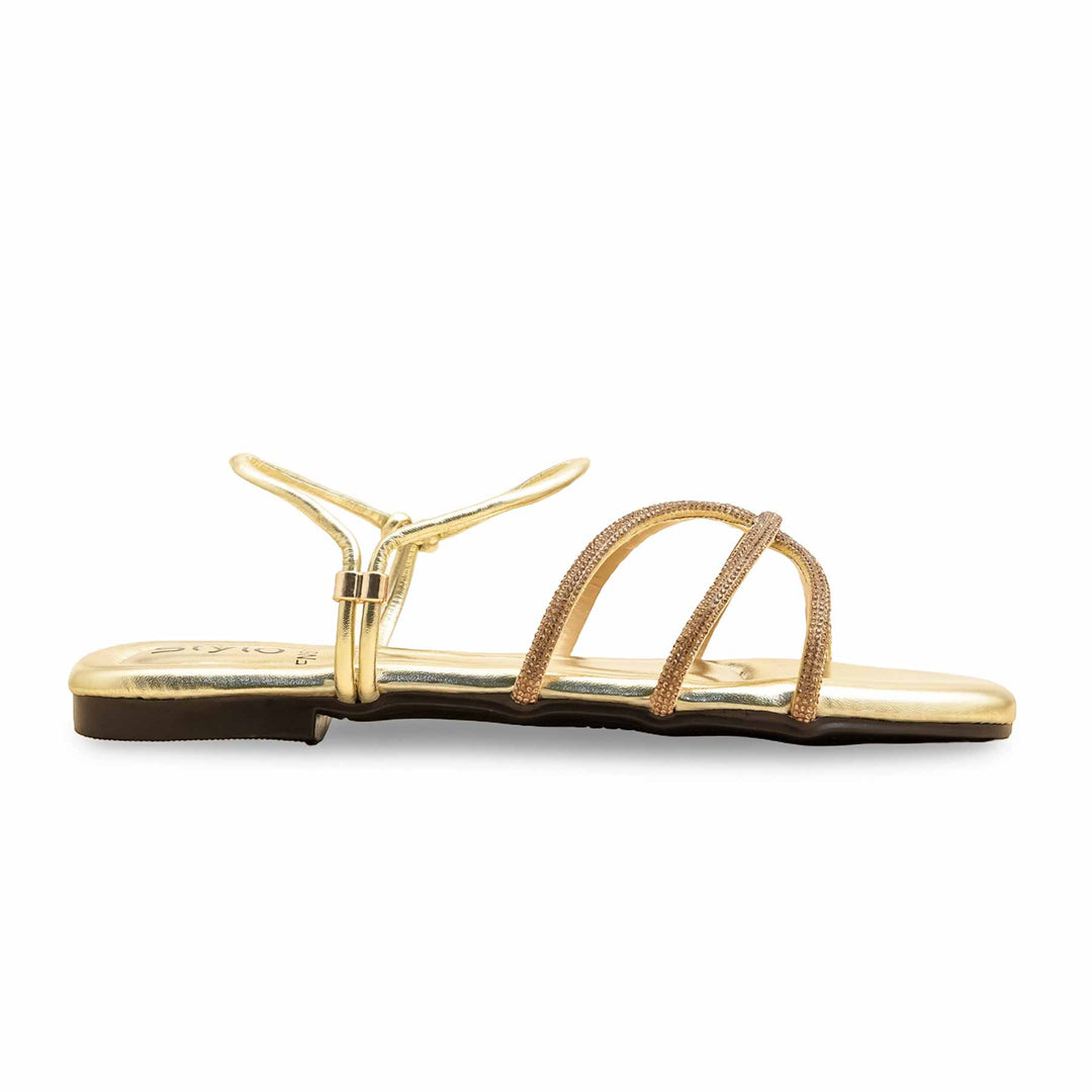 Golden Fancy Sandal FN6163