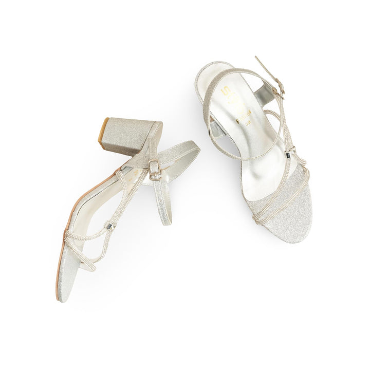 Silver Fancy Sandal FN6164