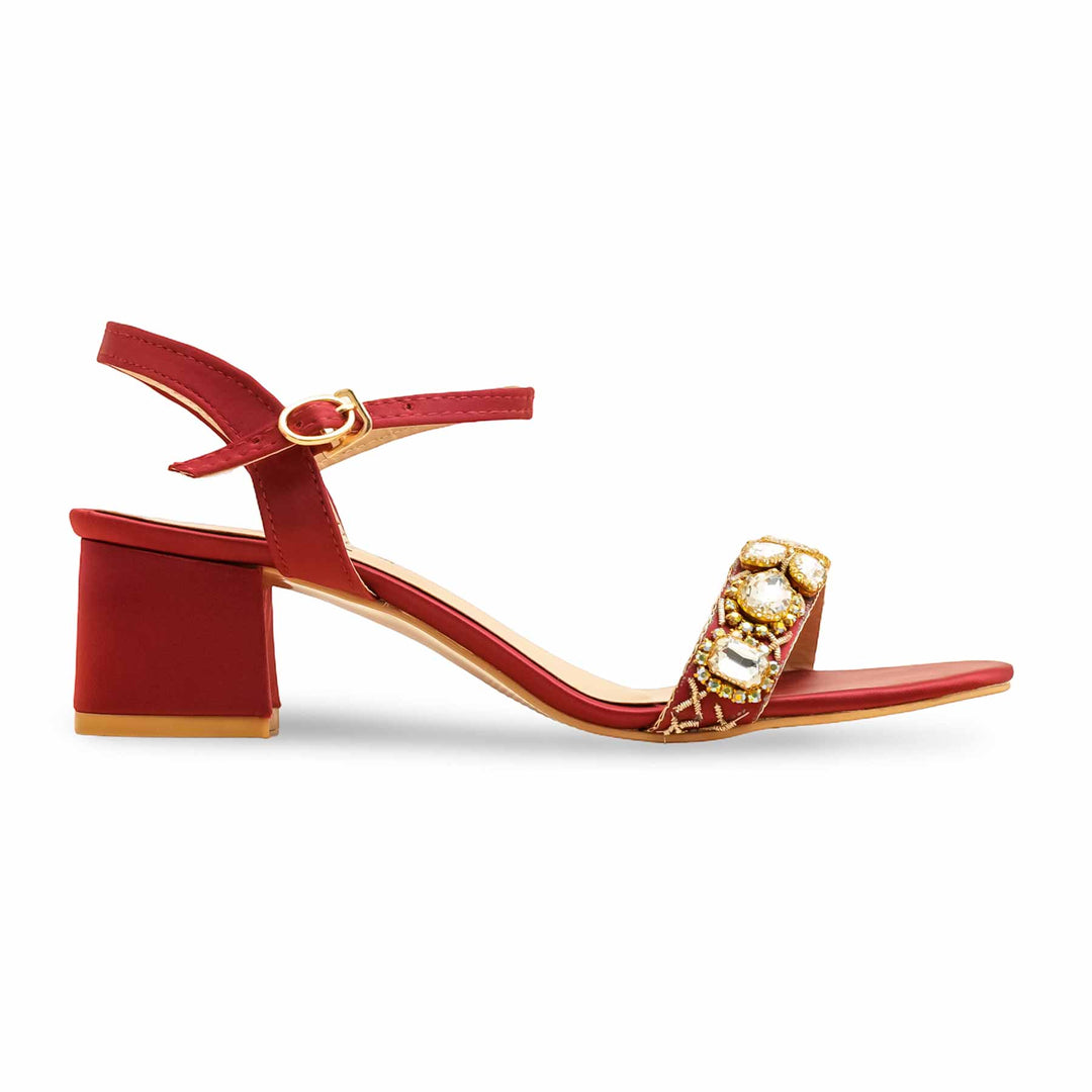 Maroon Fancy Sandal FN6167