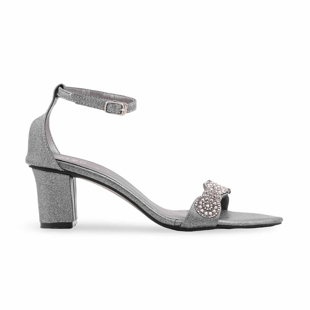 Grey Fancy Sandal For Women FN6172