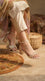 Golden Fancy Sandal For Women FN6172