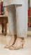 Golden Fancy Women Sandal FN6179