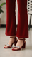 Maroon Fancy Sandal For Women FN6186