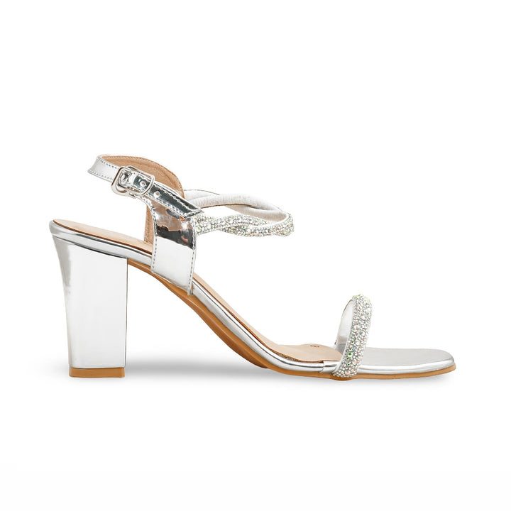 Silver Fancy Sandal FN6204