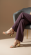 Golden Fancy Sandal For Women FN6209