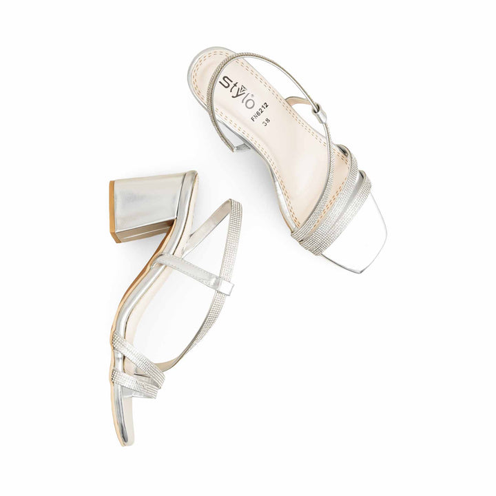 Silver Fancy Sandal FN6212