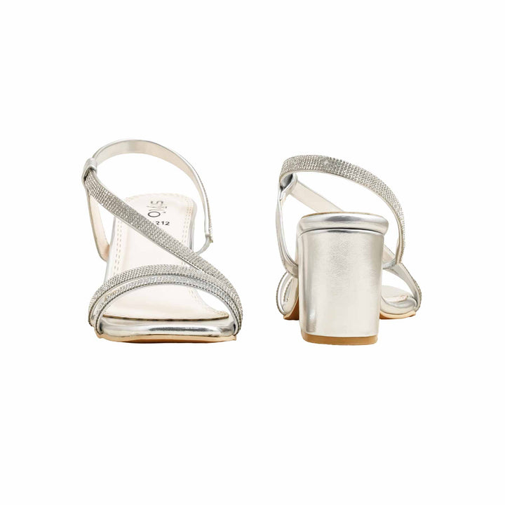 Silver Fancy Sandal FN6212