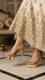 Golden Fancy Bridal Sandal FN6218