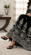 Black Fancy Bridal Sandal FN6220