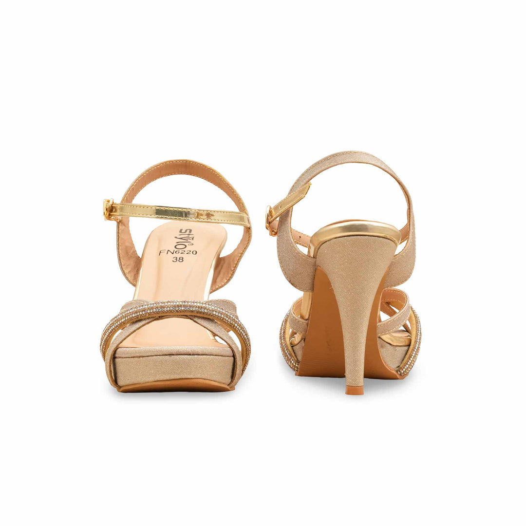 Golden Fancy Bridal Sandal FN6220