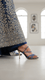 Navy Fancy Bridal Sandal FN6225