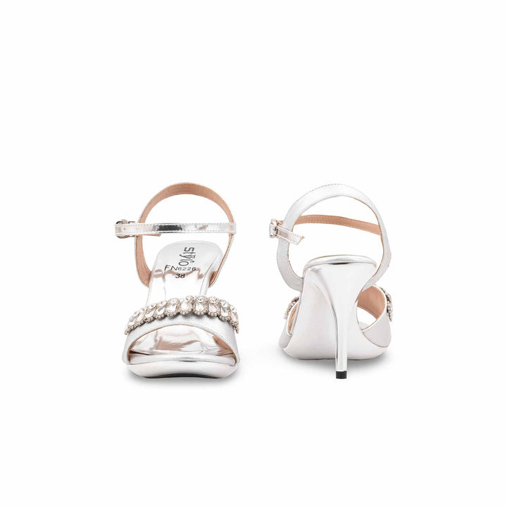 Silver Bridal Sandal For Women FN6226