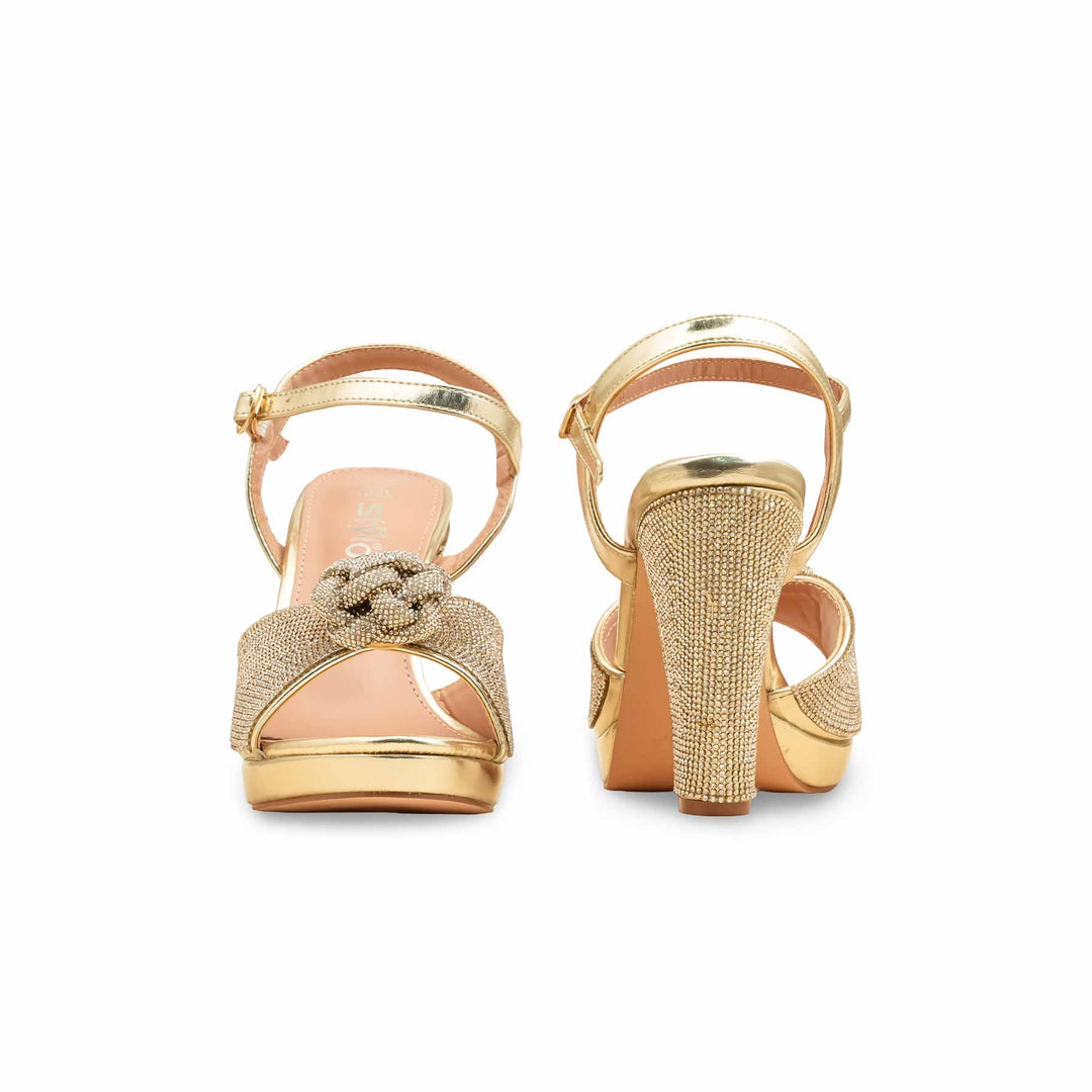 Golden Fancy Bridal Sandal FN6232