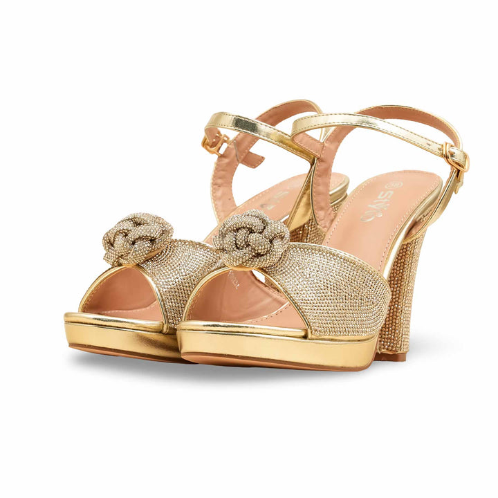 Golden Fancy Bridal Sandal FN6232