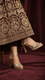 Golden Fancy Bridal Sandal FN6239