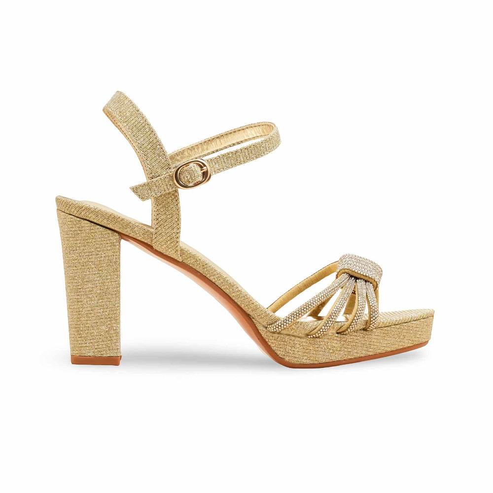 Golden Fancy Bridal Sandal FN6242