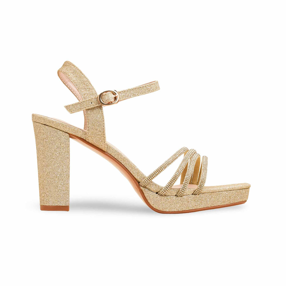 Golden Fancy Bridal Sandal FN6243