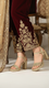 Golden Fancy Bridal Sandal FN6243