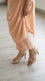 Peach Fancy Sandal For Ladies FN6256
