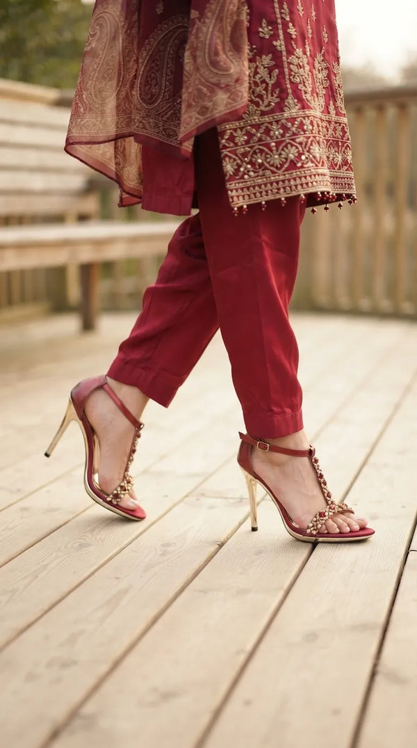 Red Bridal Sandal FN6266