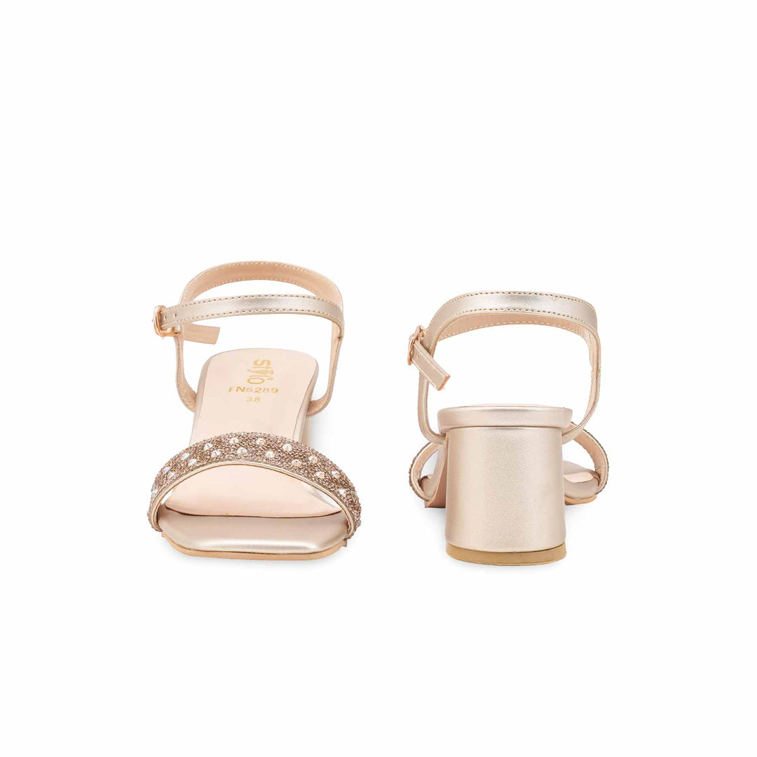 Golden Fancy Women Sandal FN6289